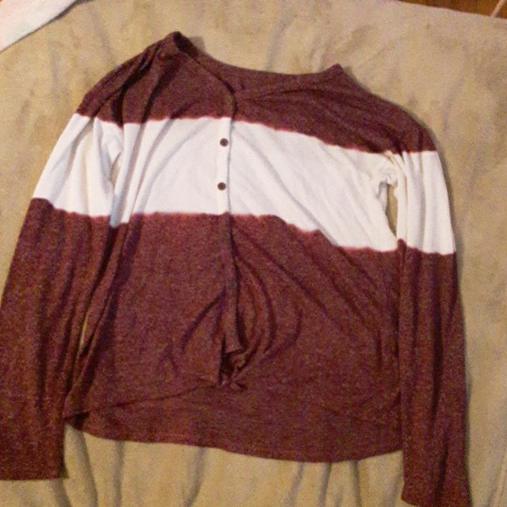 Soft button up sweater